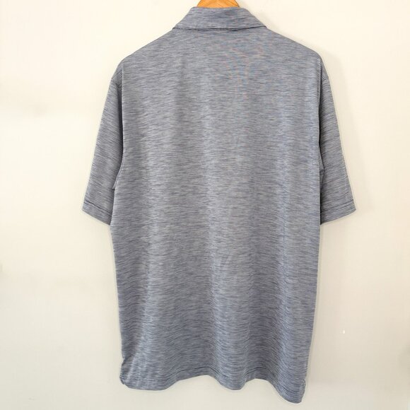 Walter Hagen 11 Majors Blue Striped Polo Shirt Size L - Picture 5 of 5